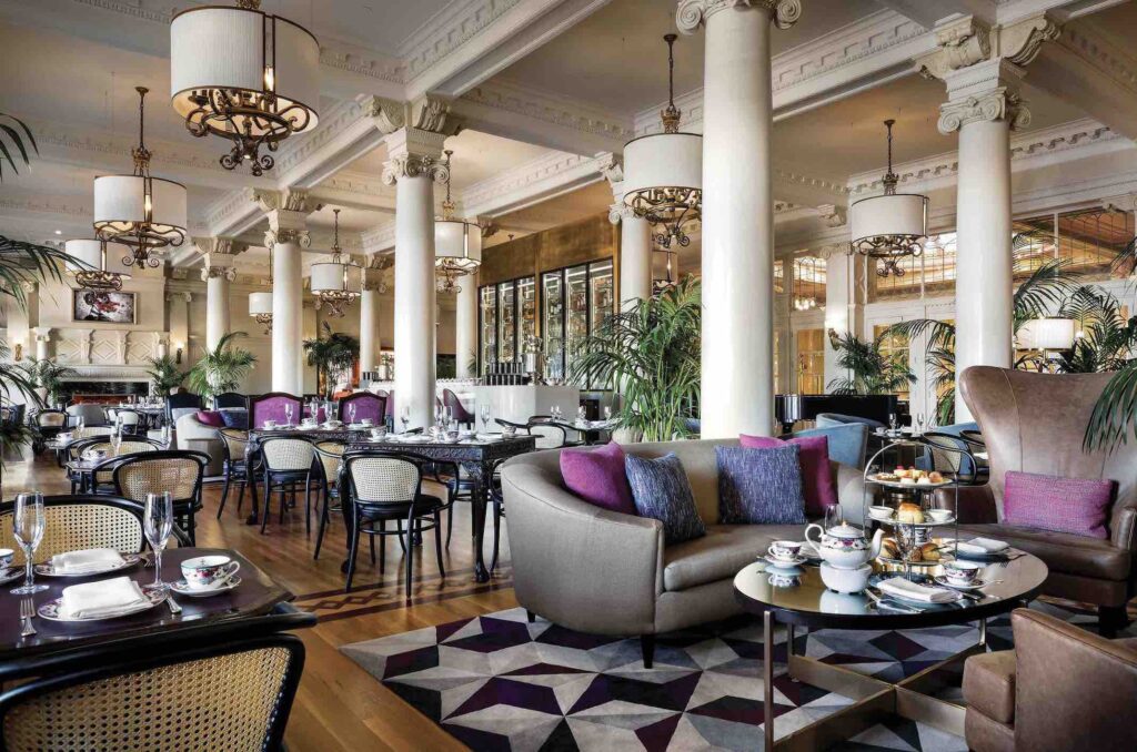 Fairmont Empress high tea lounge with afternoon tea experience